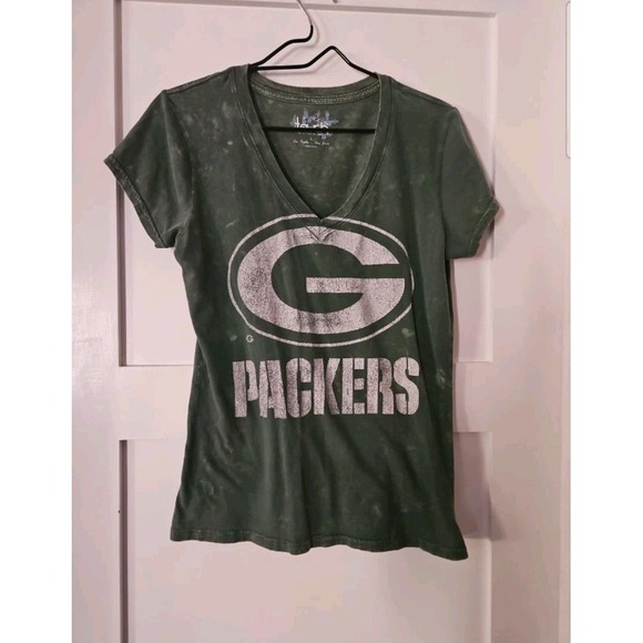 NFL Tops - Womens Green Bay Packers T Shirt Size Large